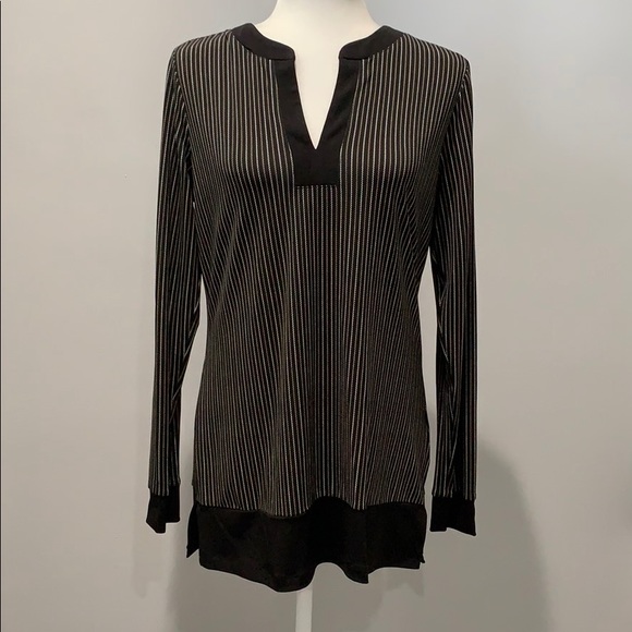 Michael Kors Brown Long Sleeved Shirt Size Medium - Picture 2 of 9